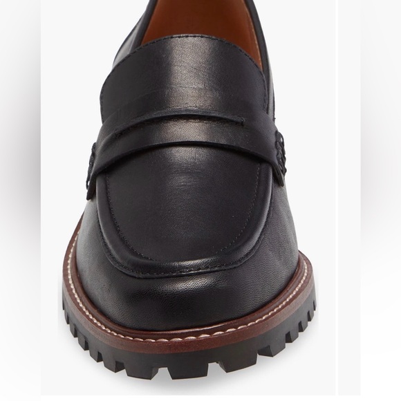 Madewell Women’s Black Leather Corinne Loafers - Picture 4 of 12